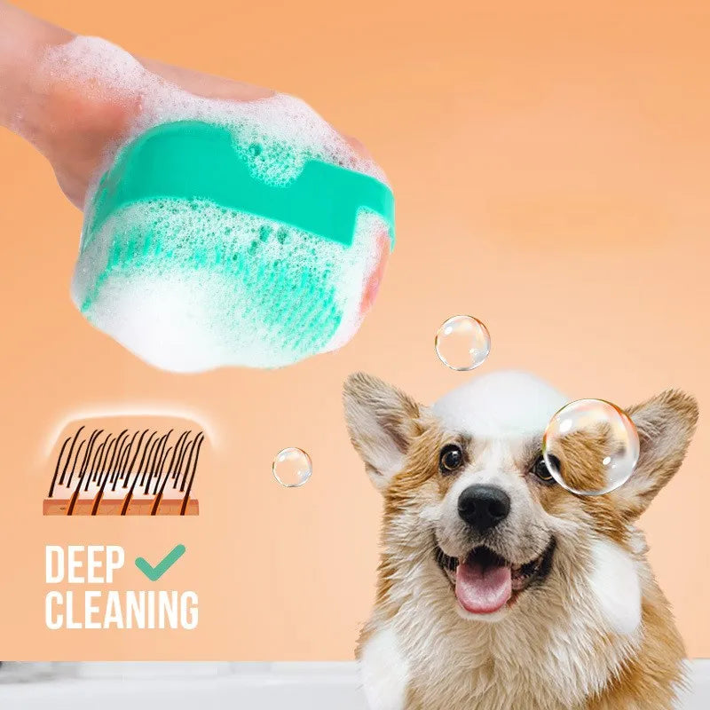 Silicone Pet Bath Massage Gloves